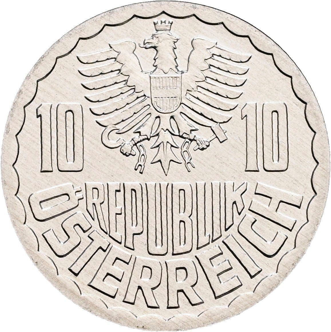 10 Groschen 1998 – Rückseite