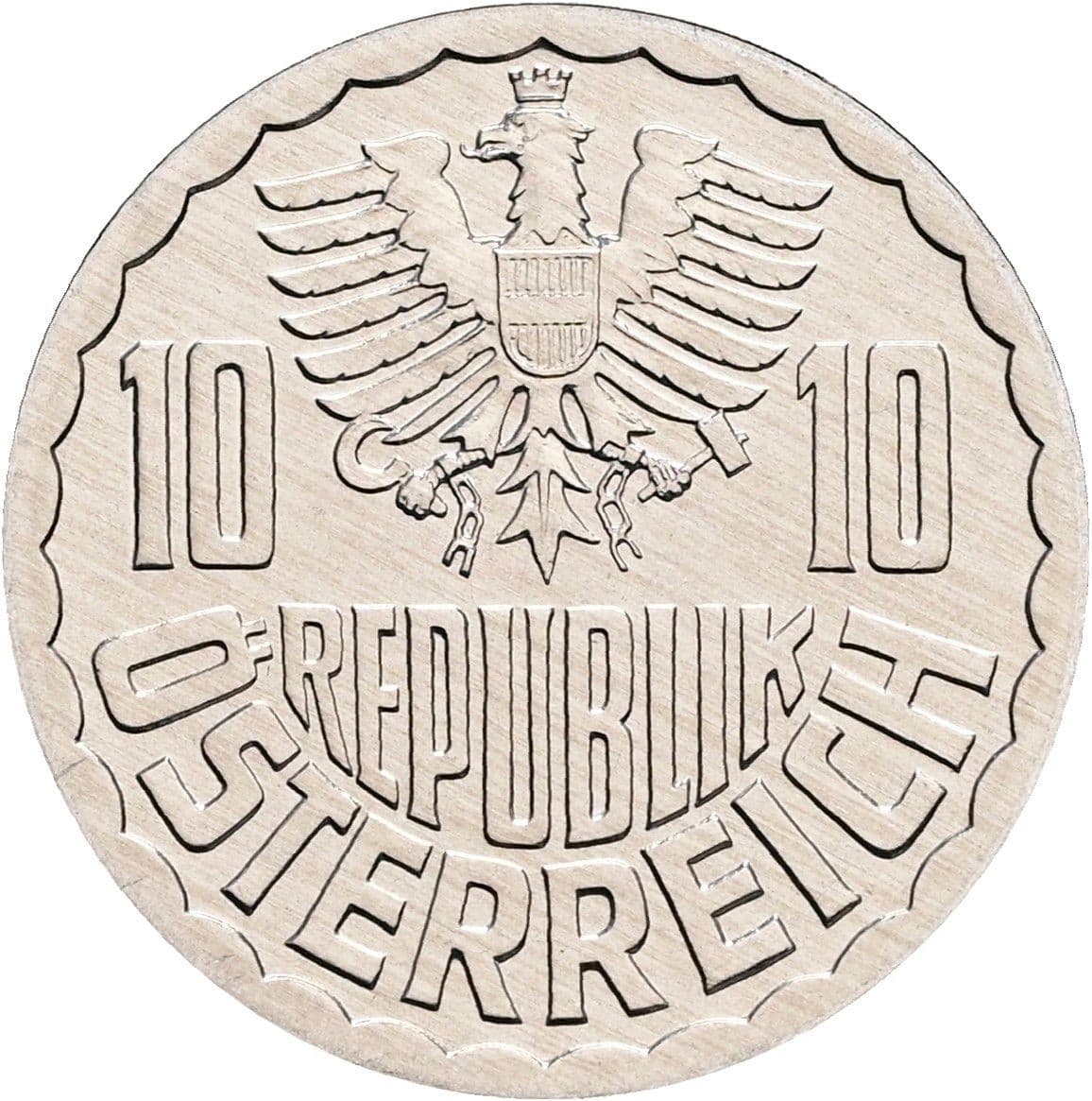 10 Groschen 1997 – Rückseite