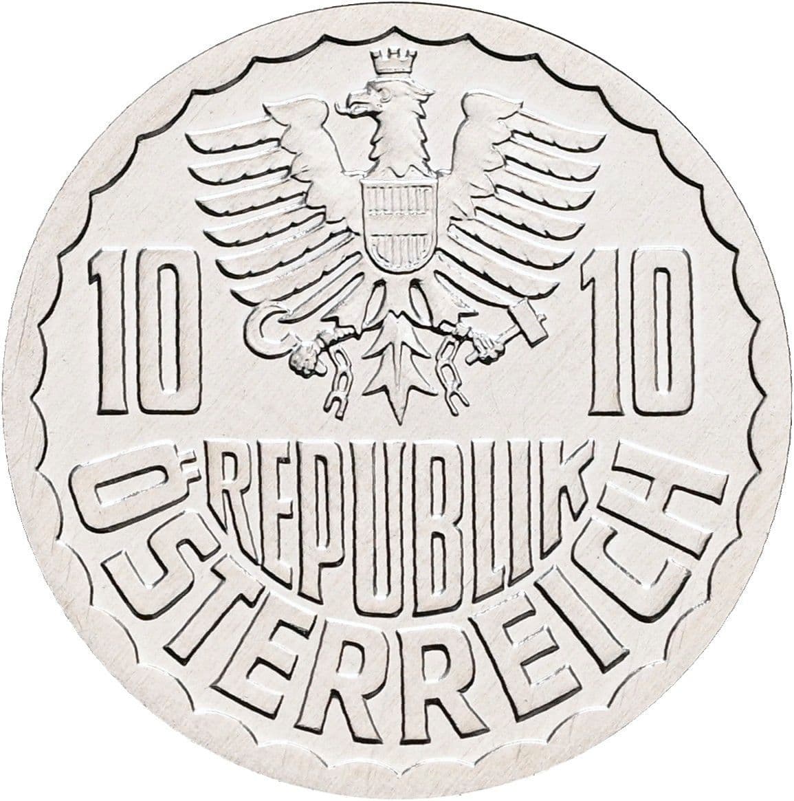 10 Groschen 2001 – Rückseite