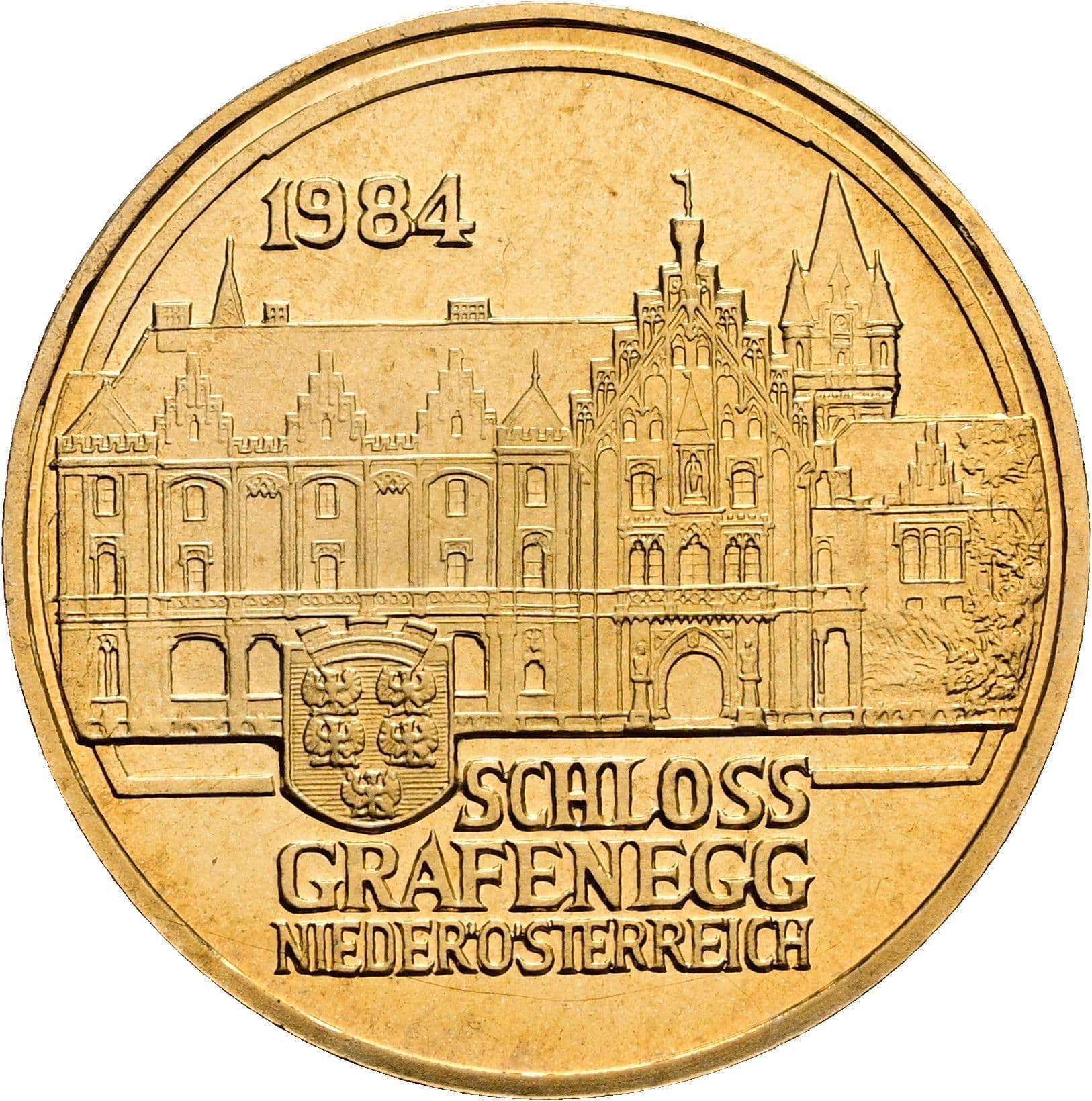 20 Schilling 1984 – Rückseite