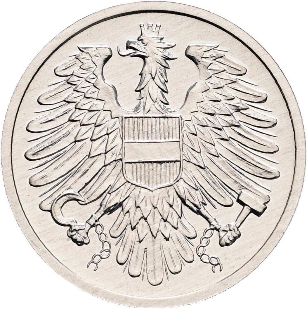 2 Groschen 1993 – Rückseite