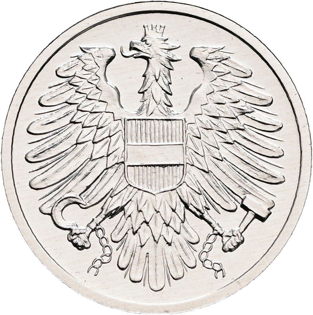 2 Groschen 1992 – Rückseite