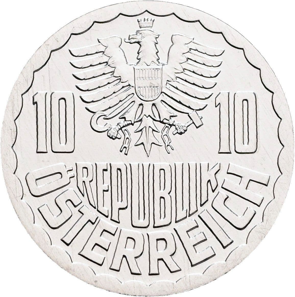 10 Groschen 1999 – Rückseite