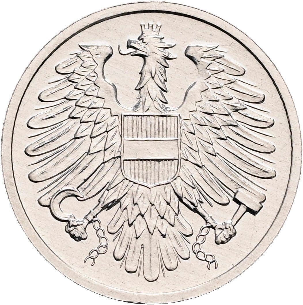 2 Groschen 1994 – Rückseite