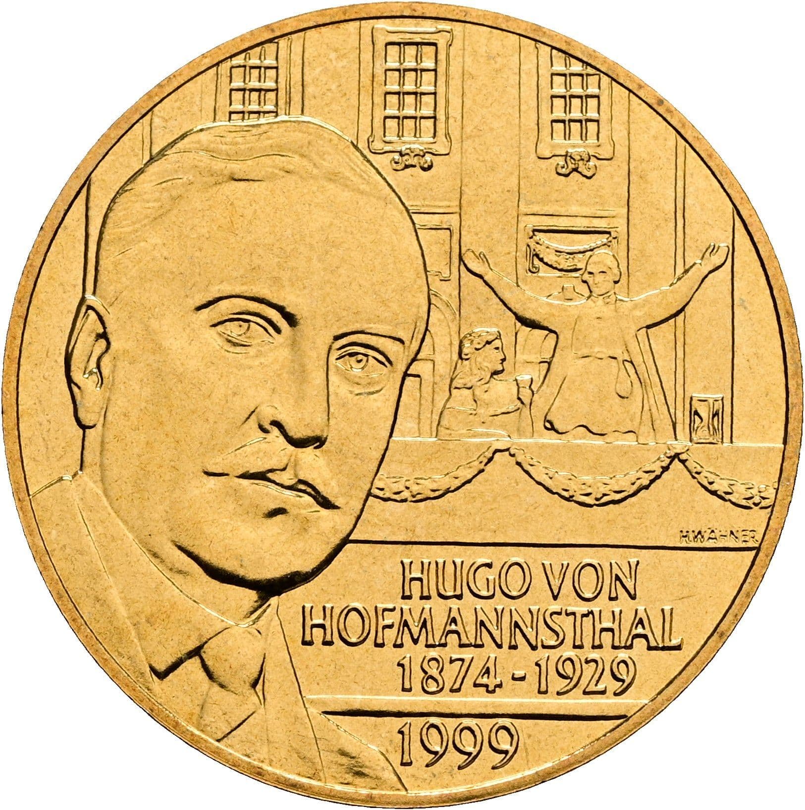 20 Schilling 1999 – Rückseite