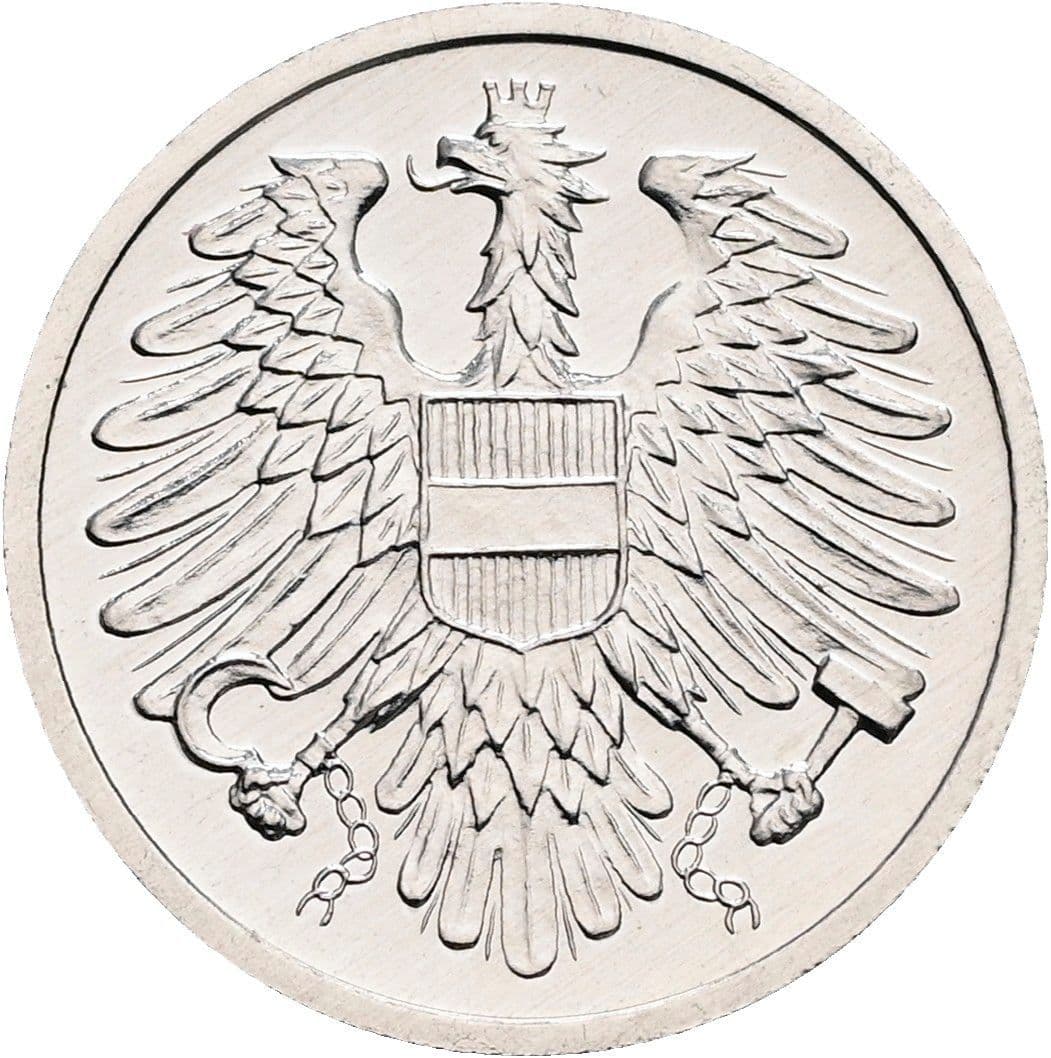 2 Groschen 1990 – Rückseite