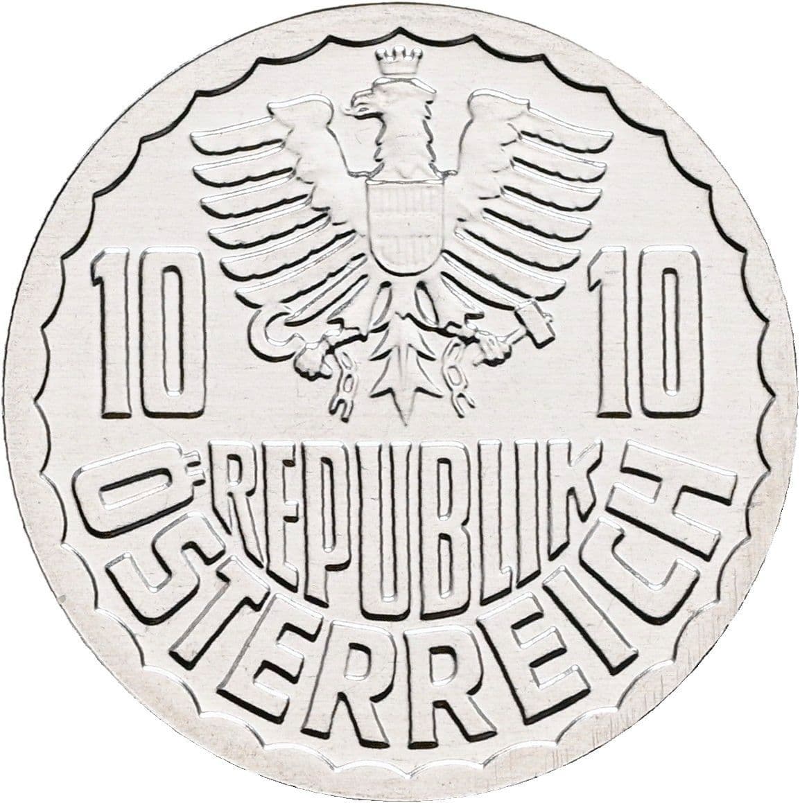 10 Groschen 2000 – Rückseite