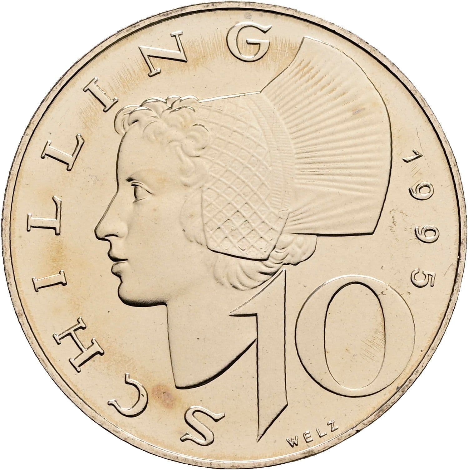 10 Schilling 1995 – Vorderseite