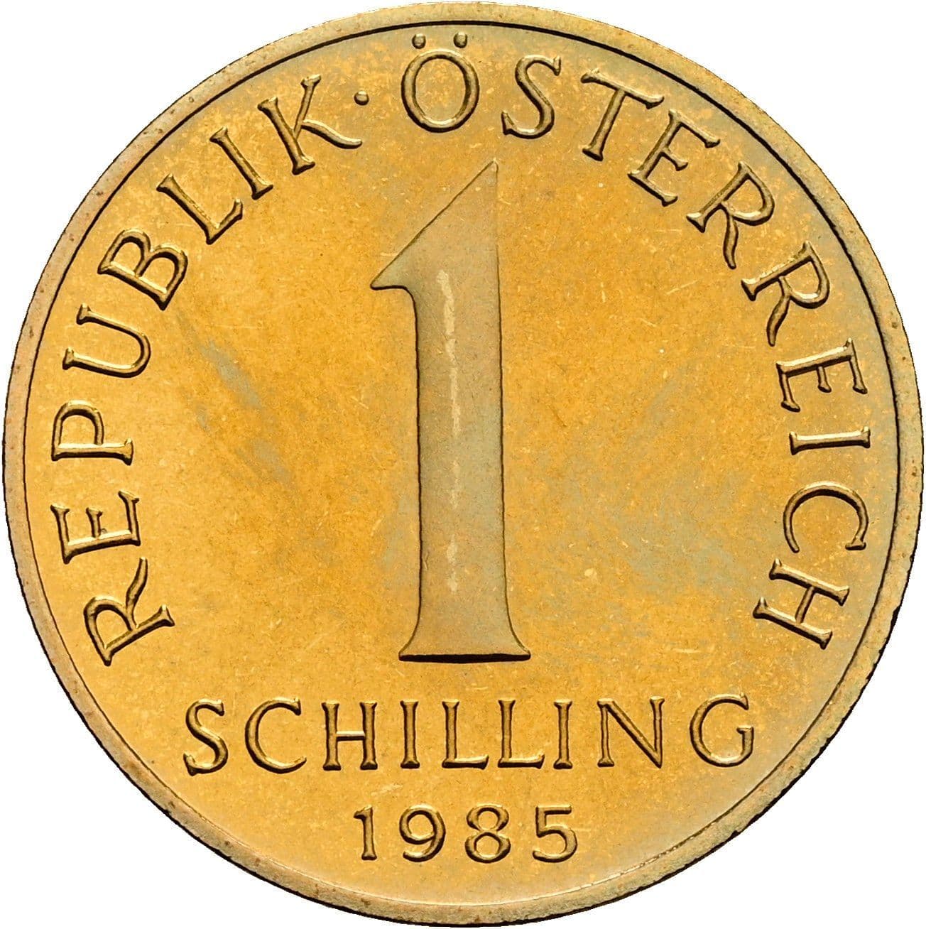 1 Schilling 1985 – Vorderseite
