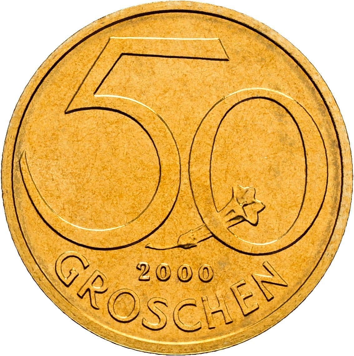 50 Groschen 2000 – Vorderseite