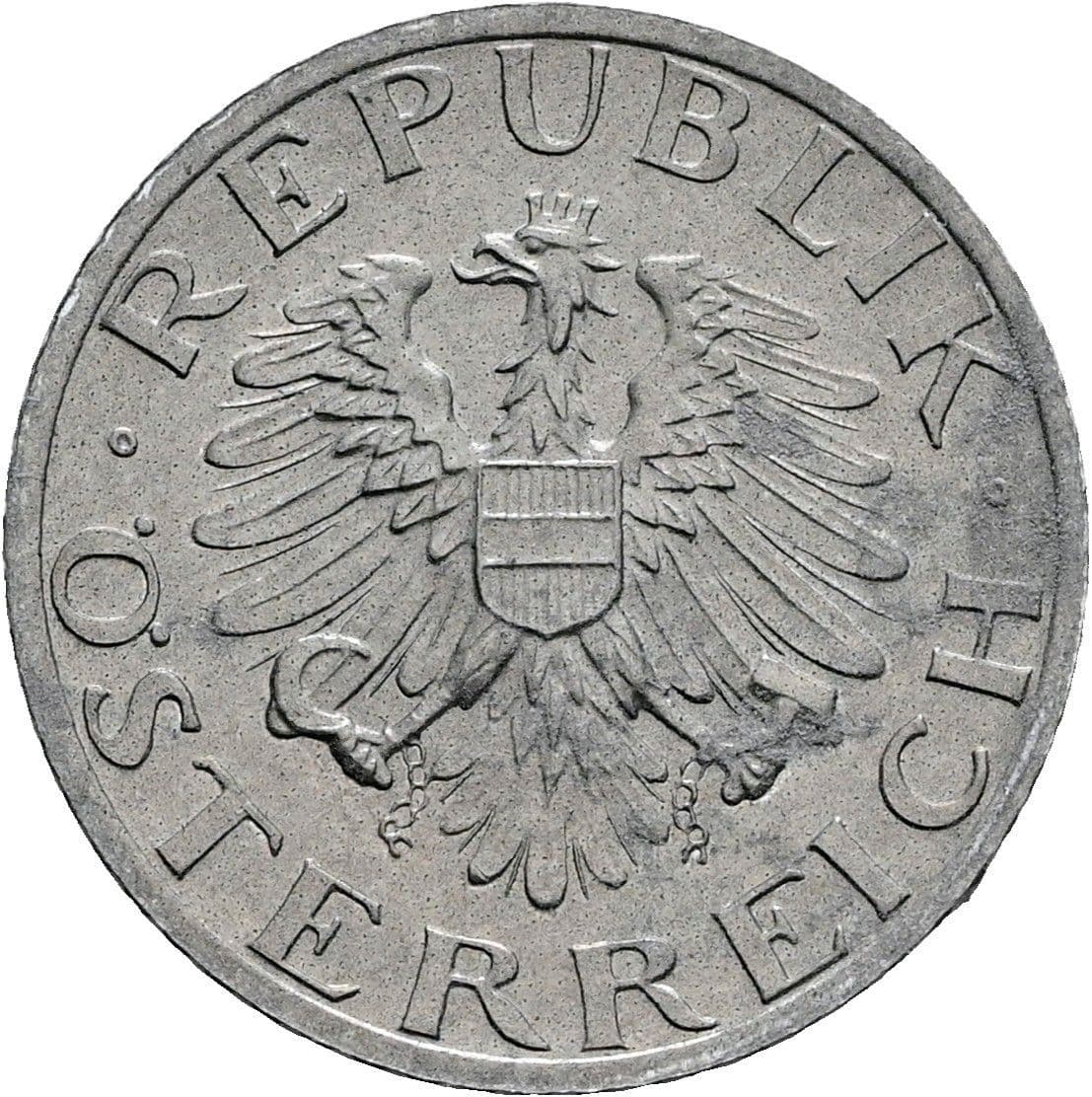5 Groschen 1990 – Rückseite