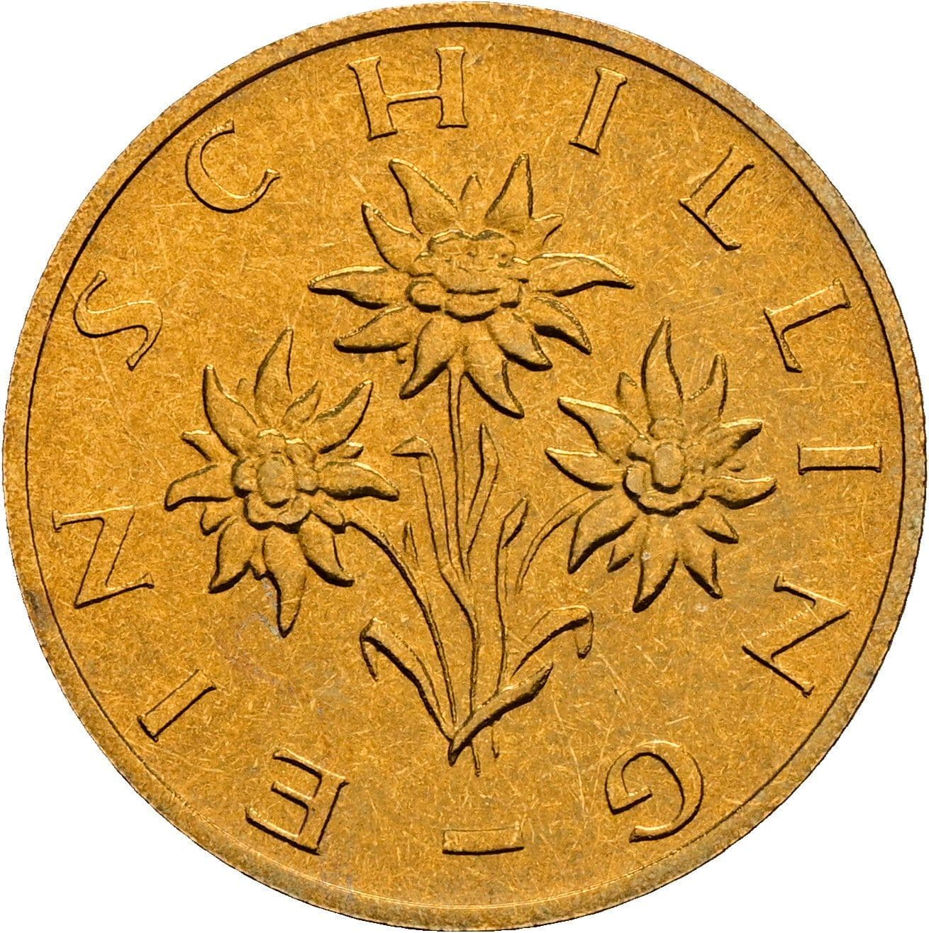 1 Schilling 1992 – Rückseite