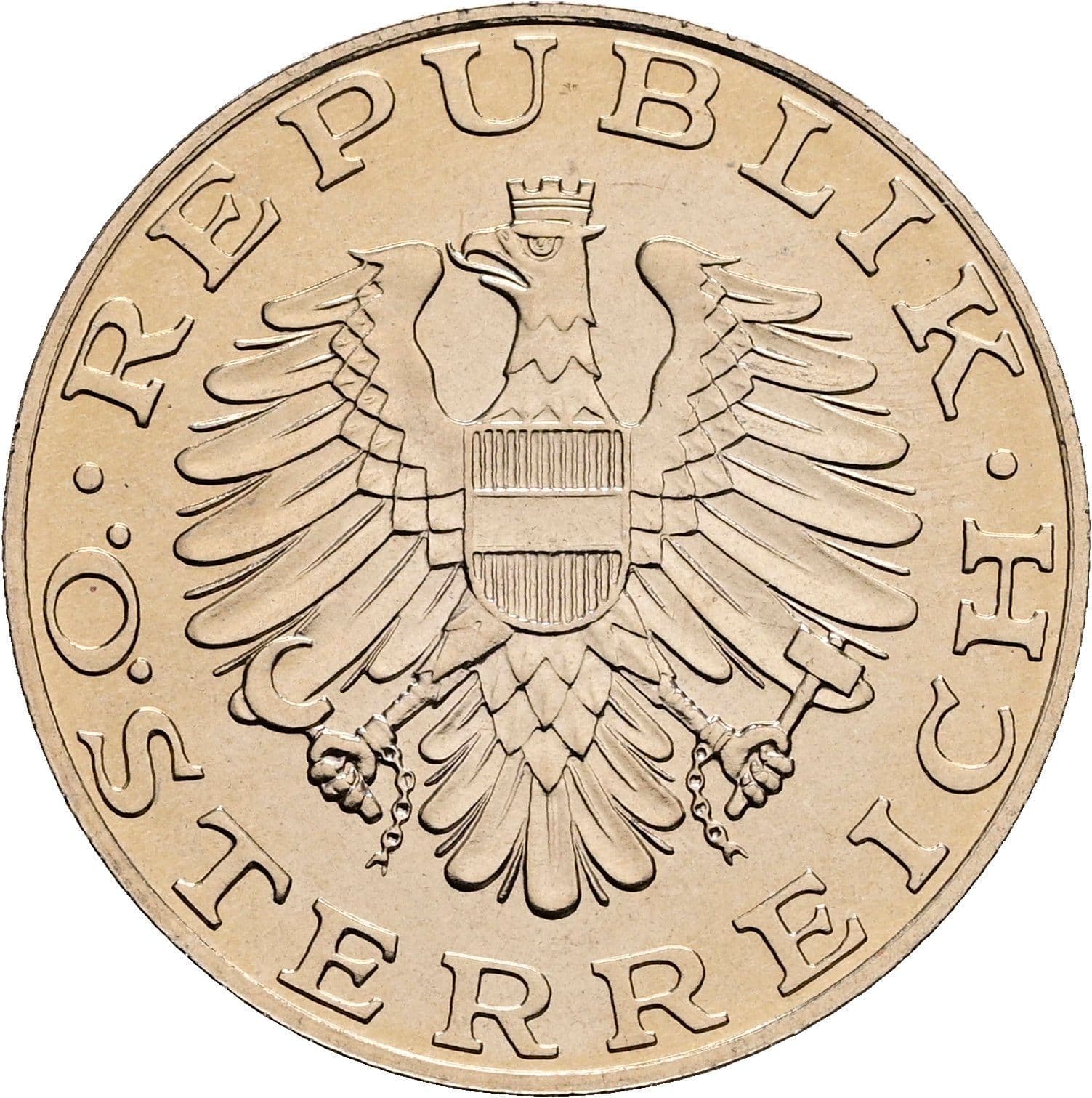 10 Schilling 1992 – Rückseite