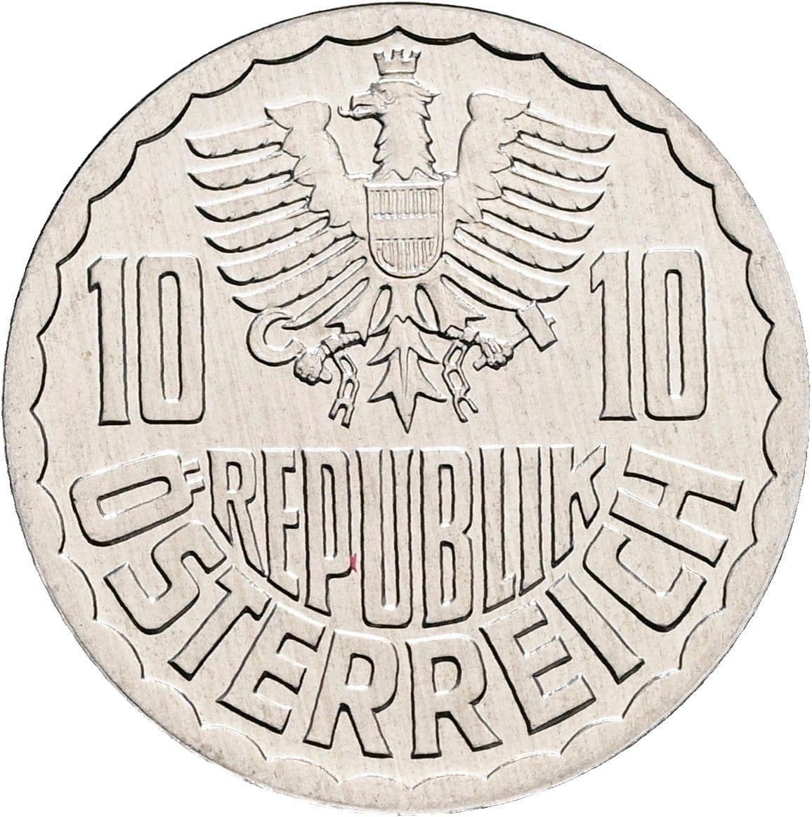 10 Groschen 1992 – Rückseite