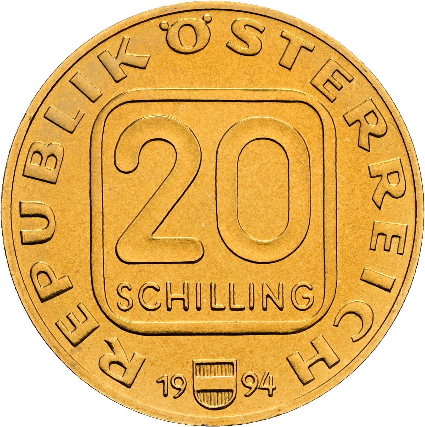 20 Schilling 1994 – Vorderseite