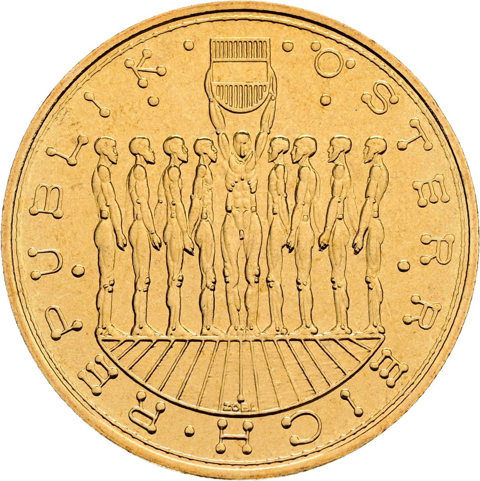 20 Schilling 1992 – Rückseite