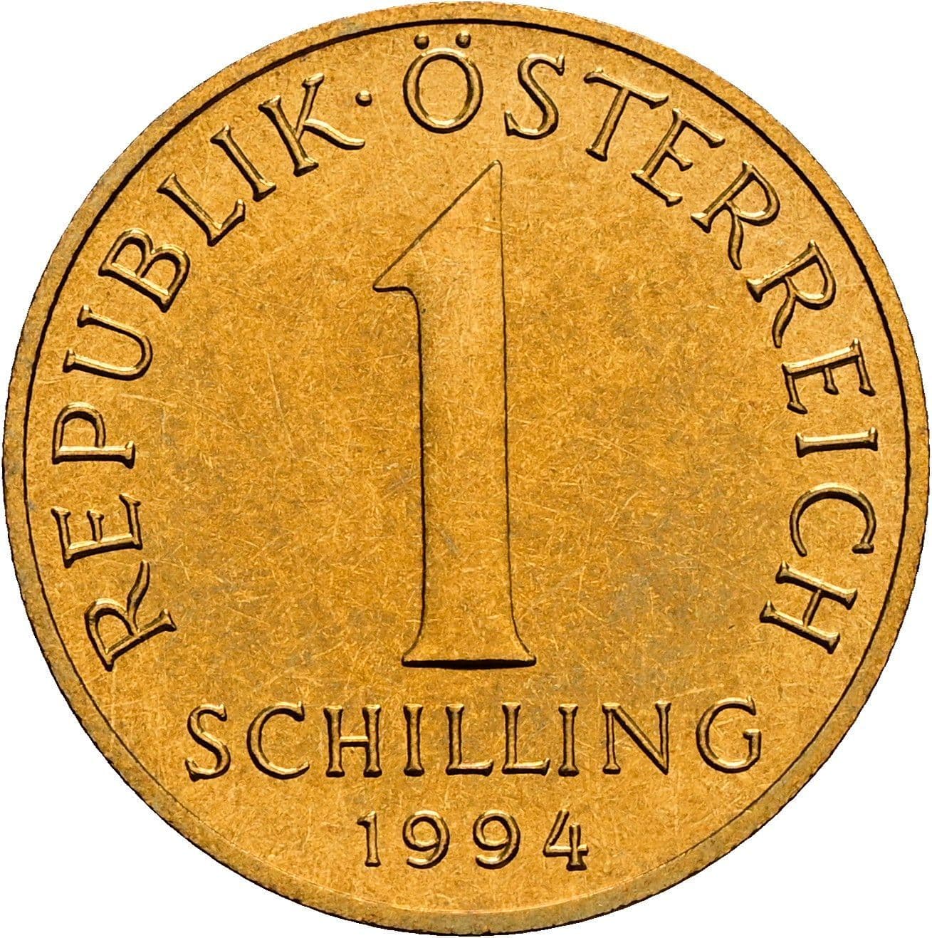 1 Schilling 1994 – Vorderseite
