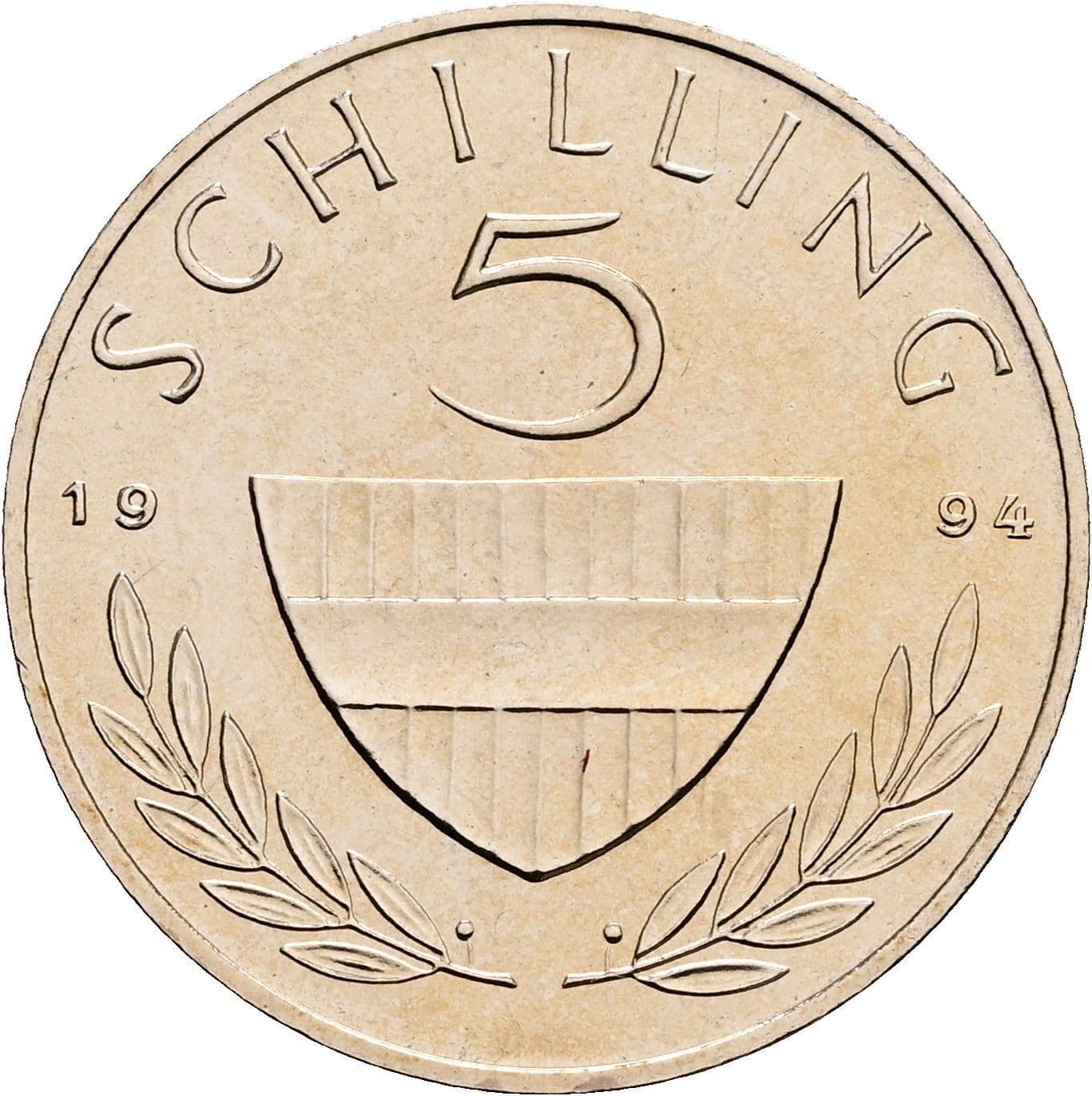 5 Schilling 1994 – Vorderseite