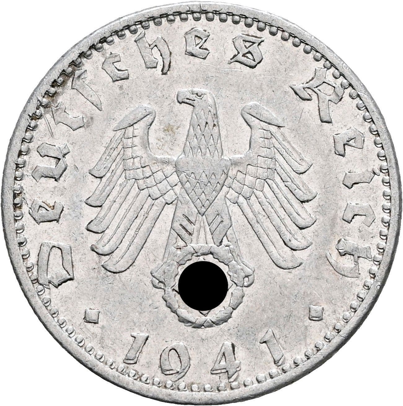 50 Reichspfennig 1941 A – Rückseite