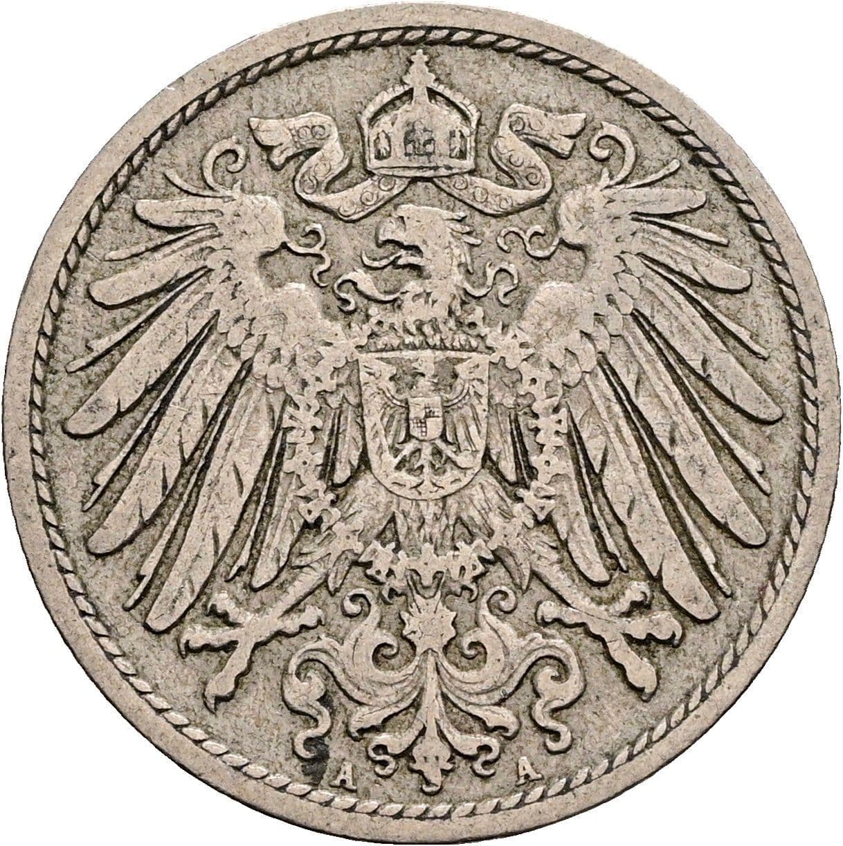10 Pfennig 1903 A – Rückseite