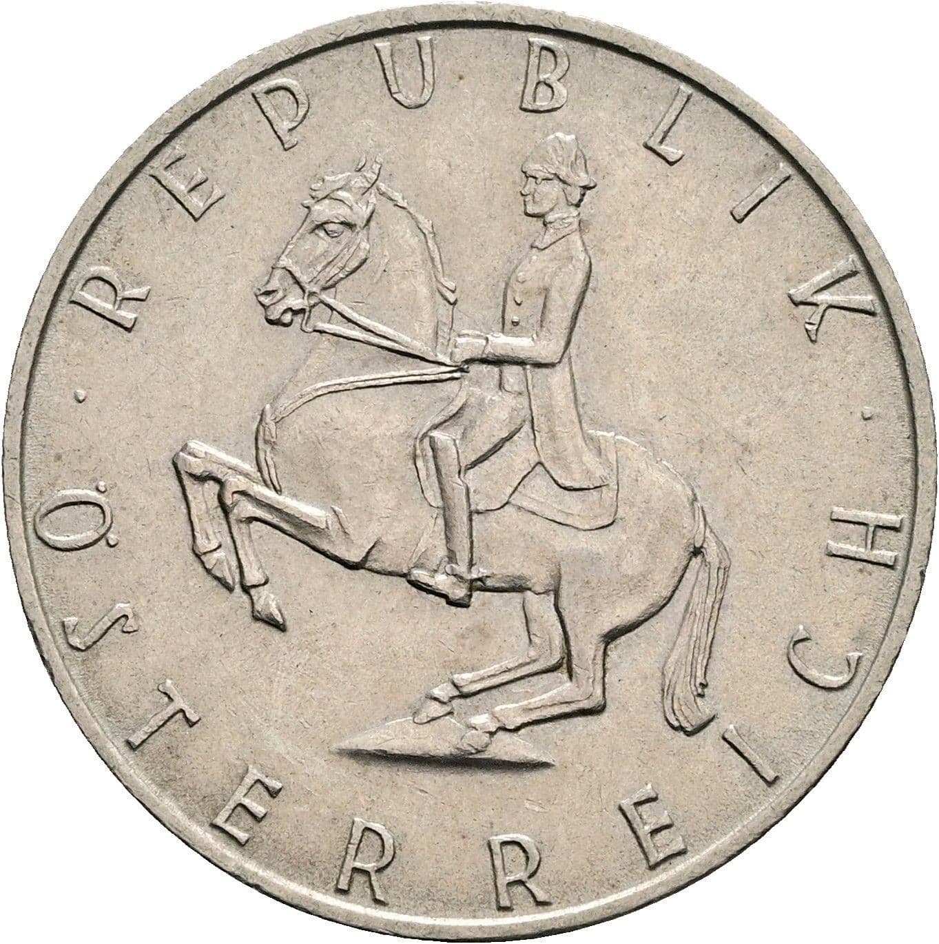 5 Schilling 1968 – Rückseite