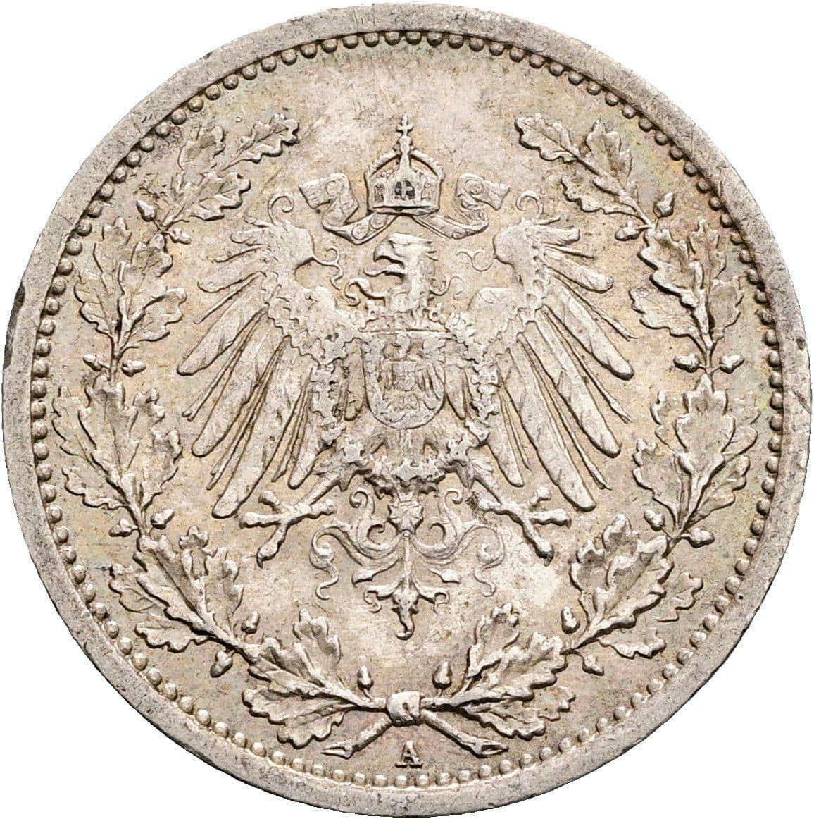 1/2 Mark 1915 A – Rückseite