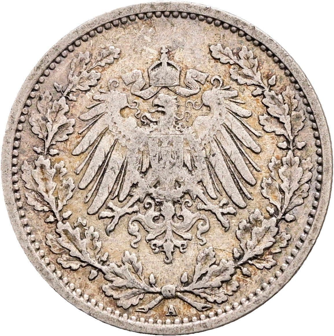 1/2 Mark 1905 A – Rückseite
