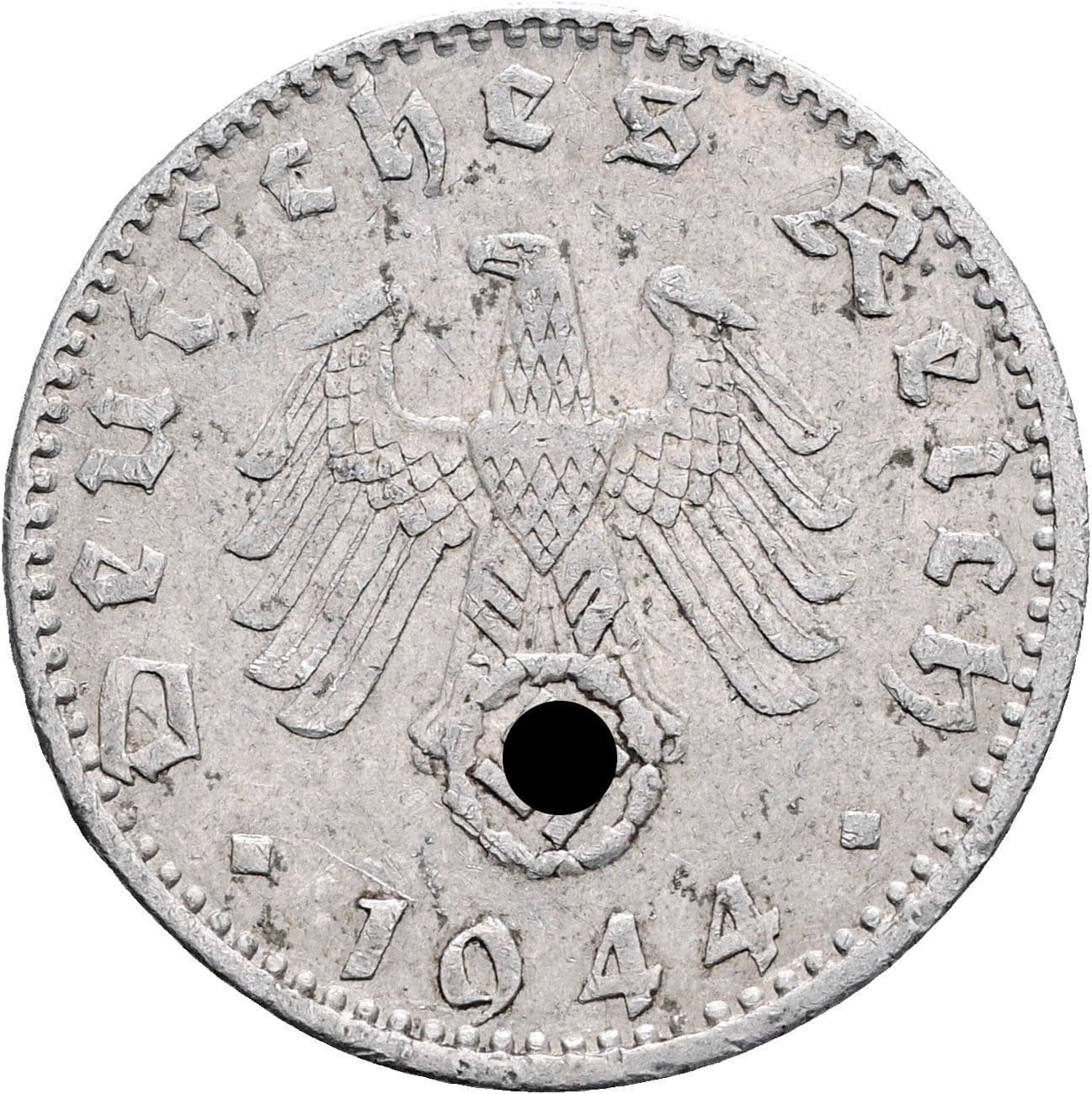 50 Reichspfennig 1944 F – Rückseite
