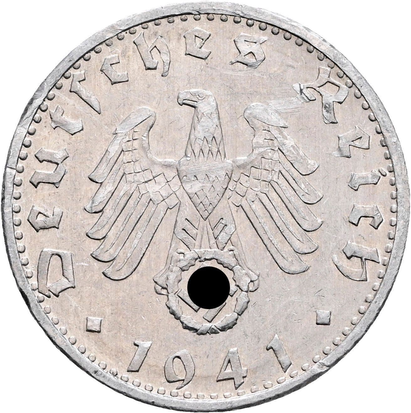 50 Reichspfennig 1941 B – Rückseite