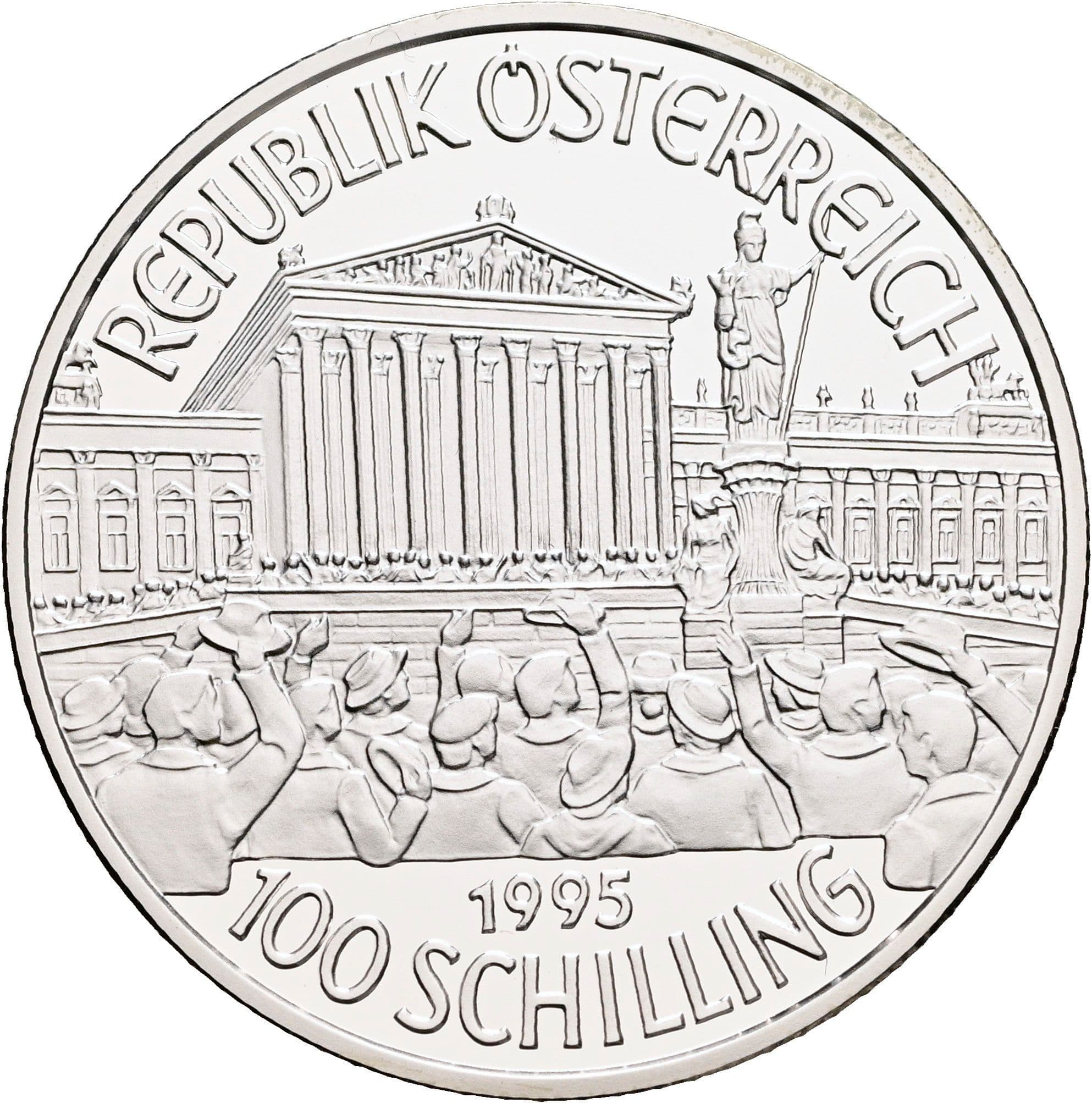 100 Schilling 1995 – Vorderseite