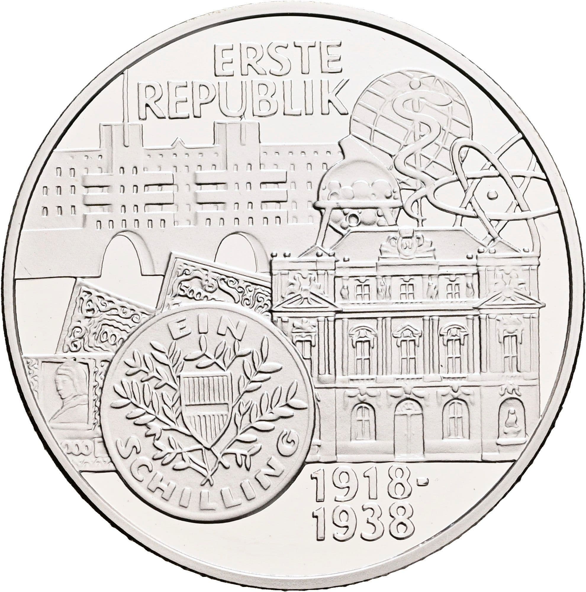 100 Schilling 1995 – Rückseite