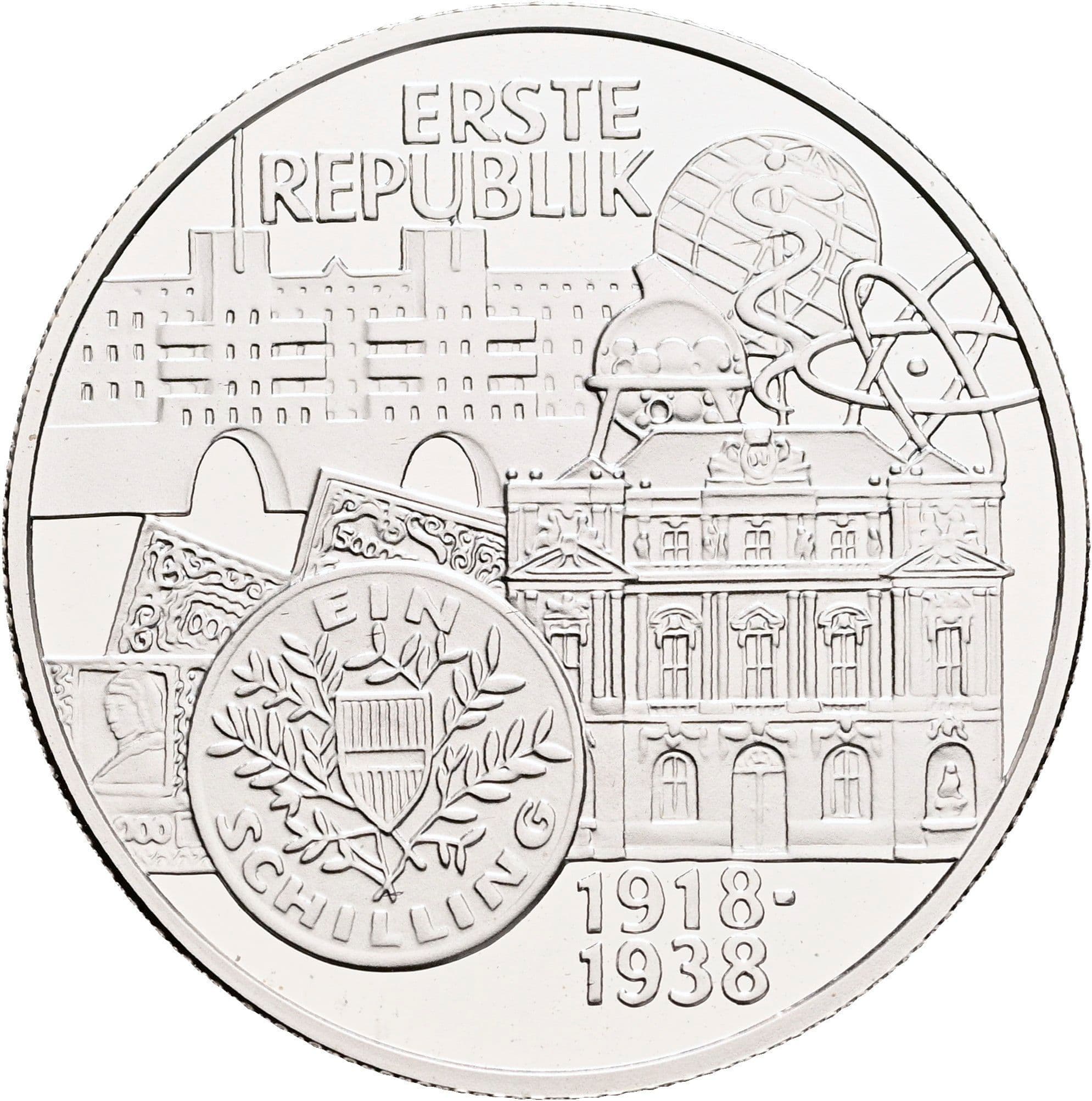 100 Schilling 1995 – Rückseite