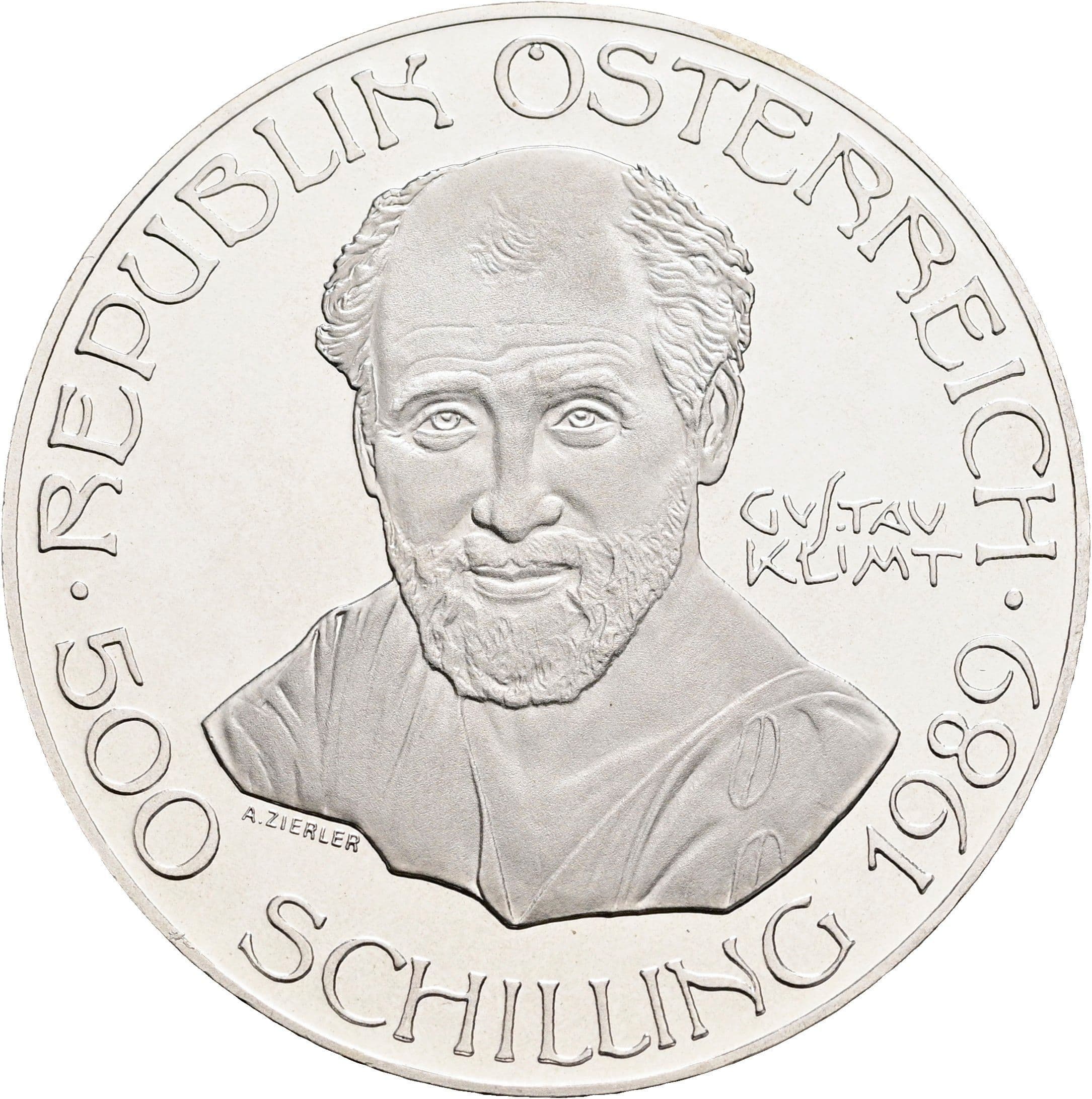 500 Schilling 1989 – Rückseite