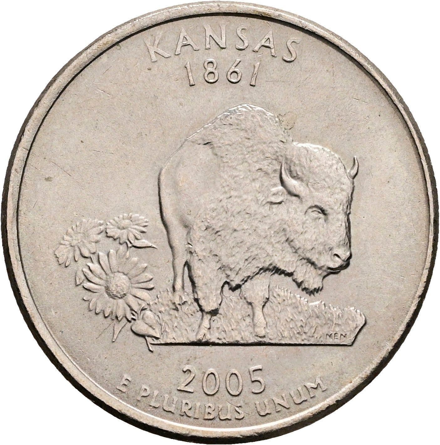 Quarter Dollar 2005 P – Rückseite