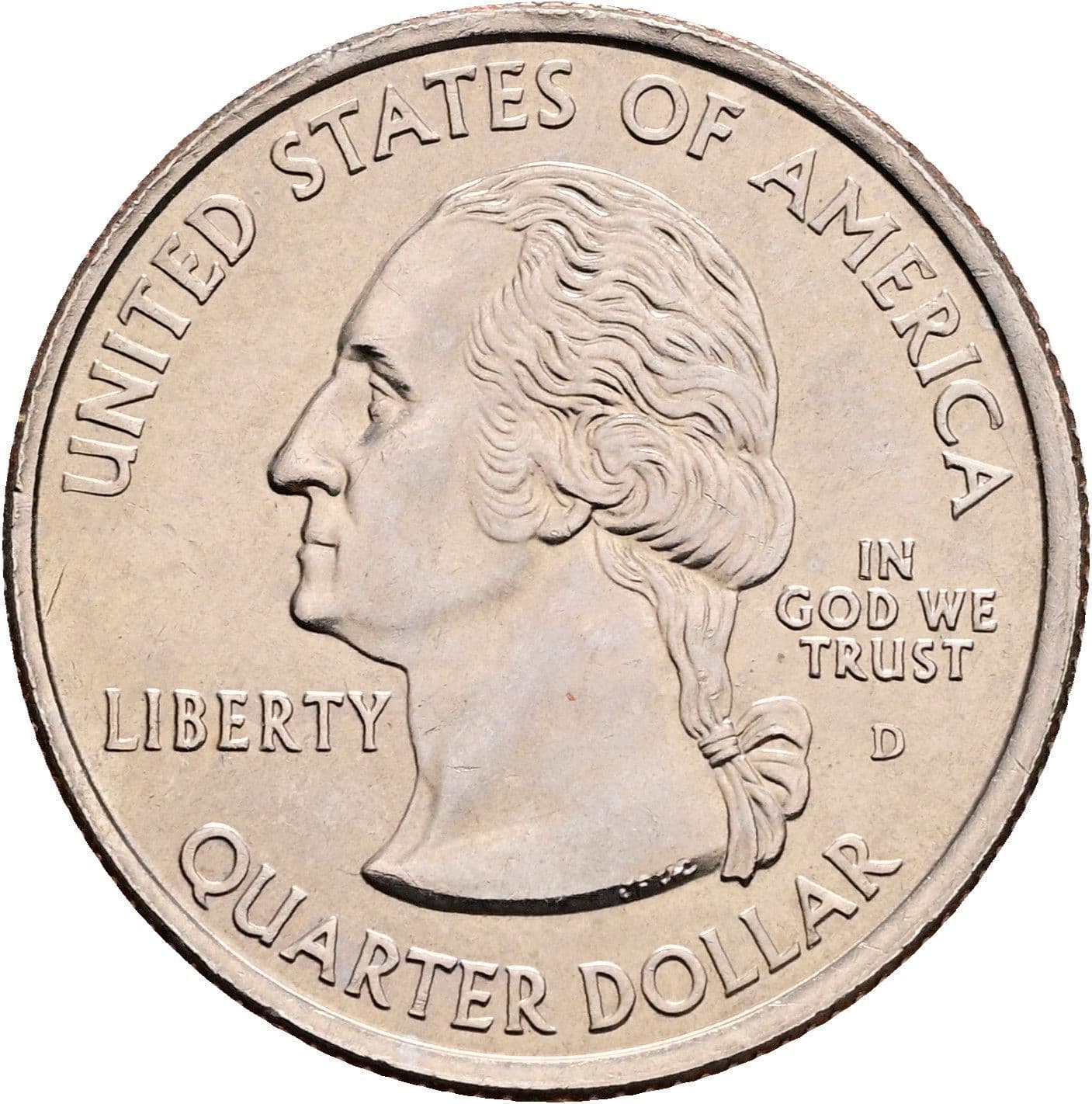 Quarter Dollar 2008 D – Vorderseite