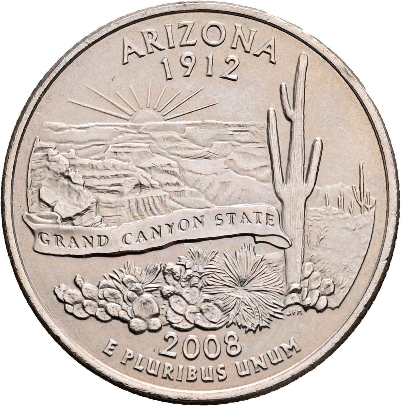 Quarter Dollar 2008 D – Rückseite