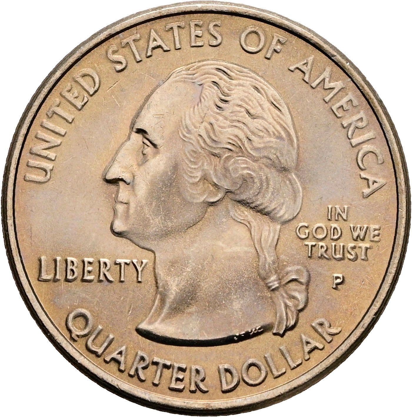Quarter Dollar 2001 P – Vorderseite