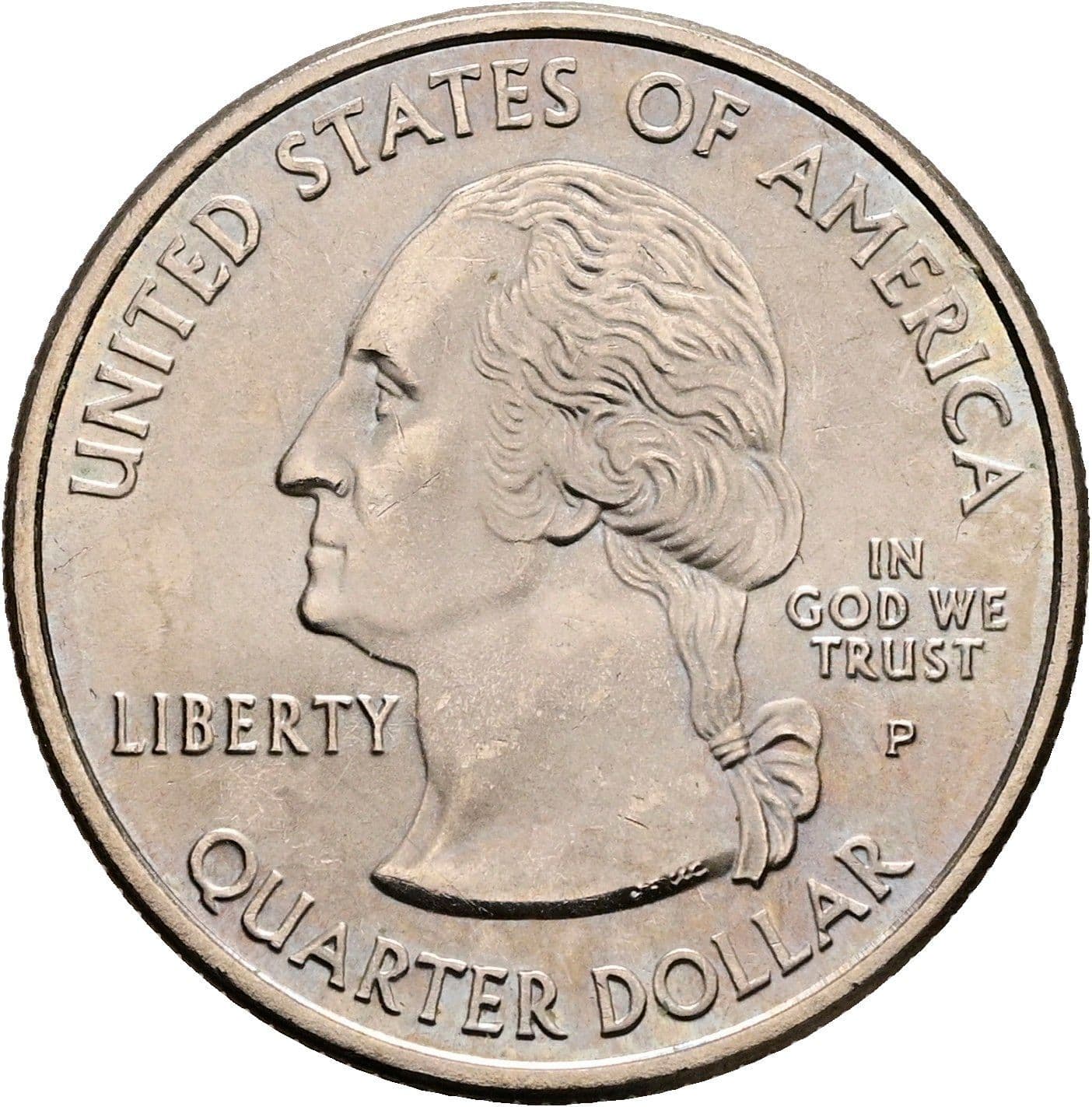 Quarter Dollar 2001 P – Vorderseite