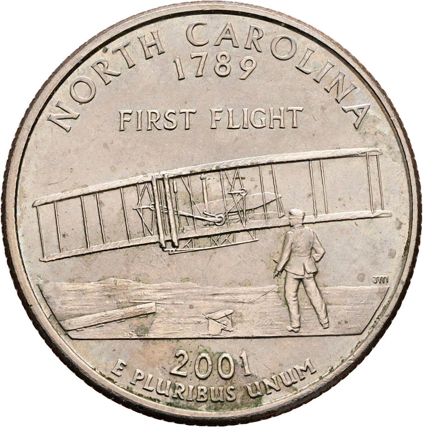 Quarter Dollar 2001 P – Rückseite