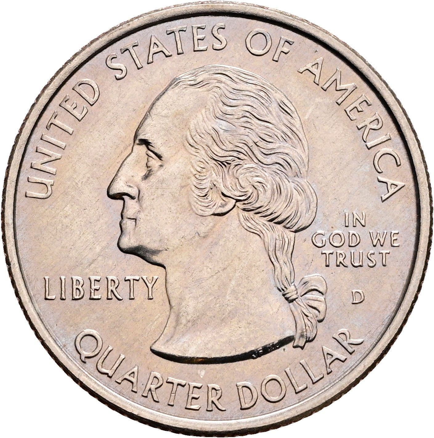 Quarter Dollar 1999 D – Vorderseite