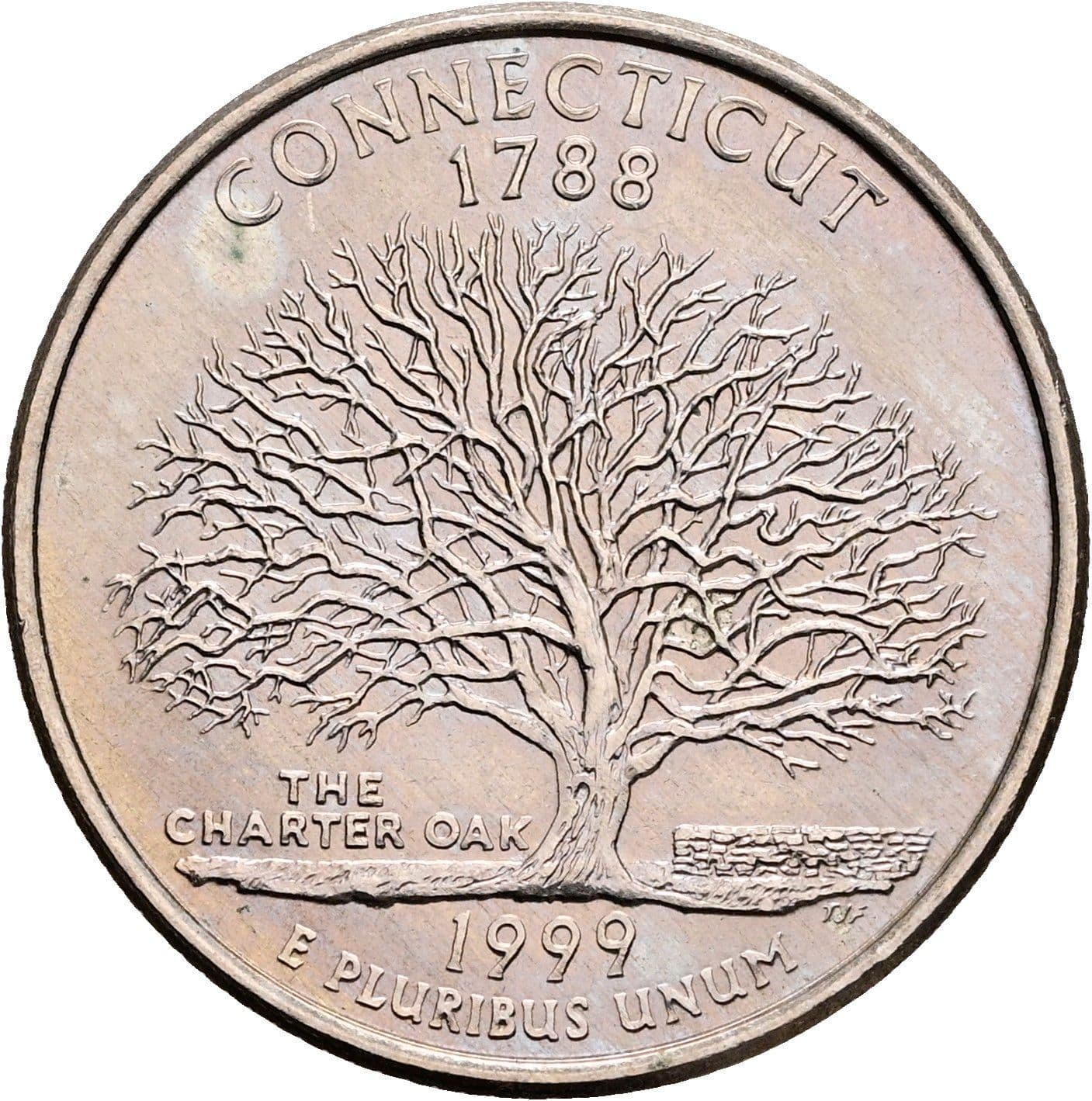 Quarter Dollar 1999 D – Rückseite