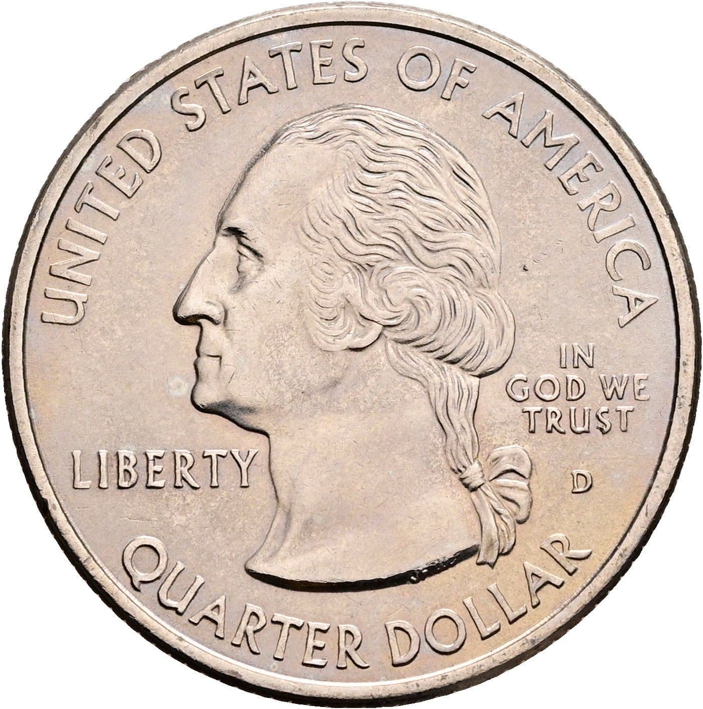 Quarter Dollar 1999 D – Vorderseite
