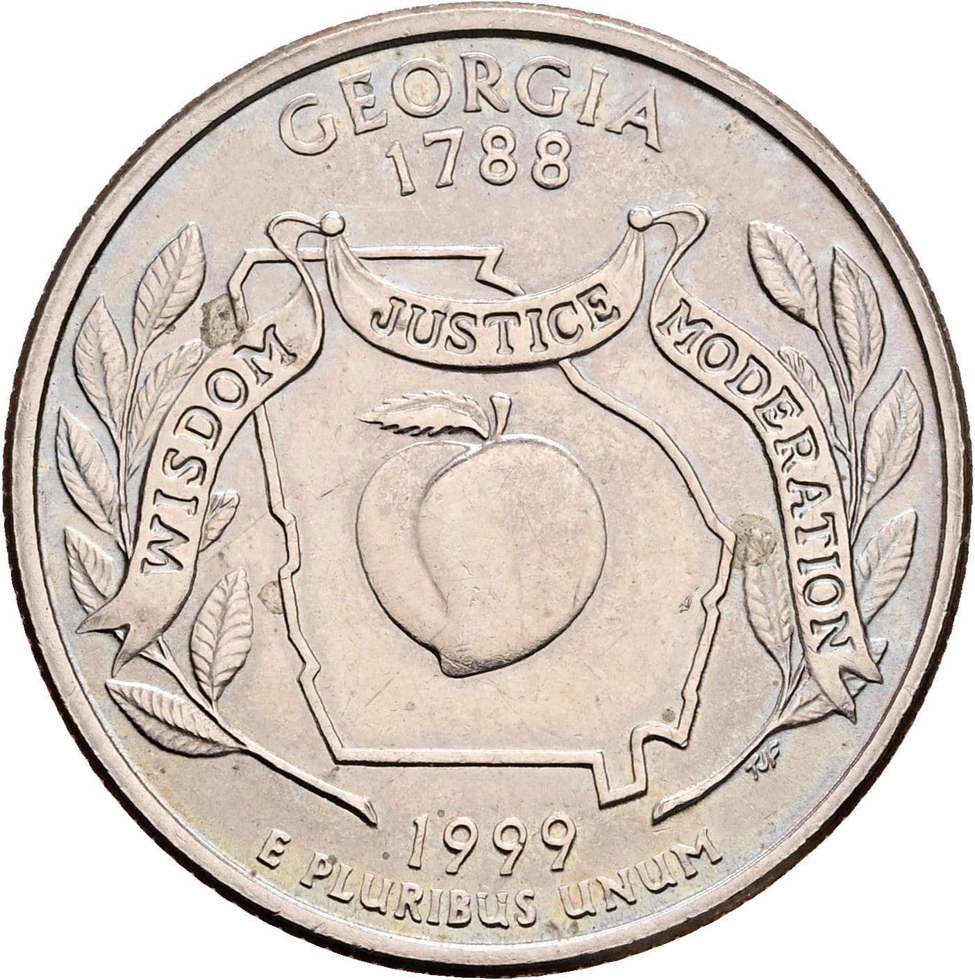 Quarter Dollar 1999 D – Rückseite