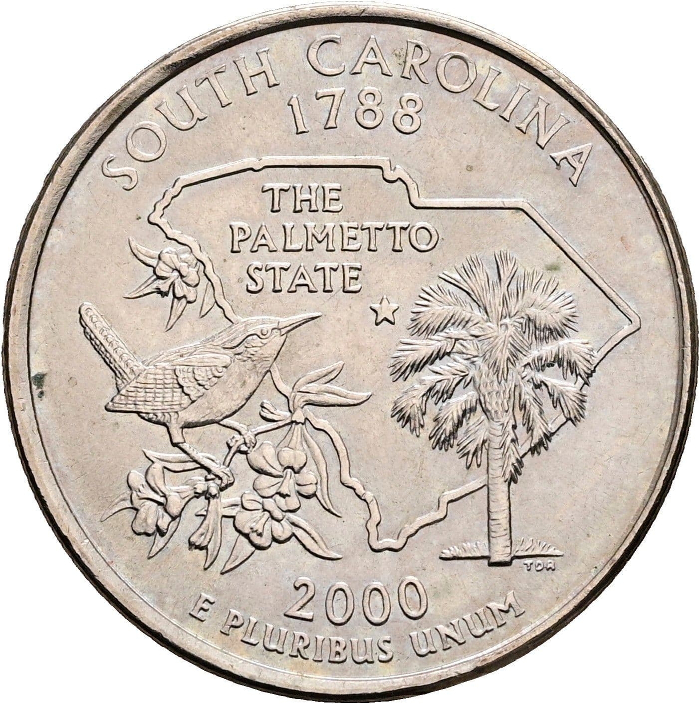Quarter Dollar 2000 P – Rückseite