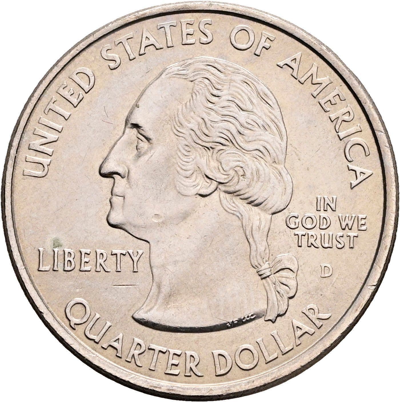 Quarter Dollar 2008 D – Vorderseite