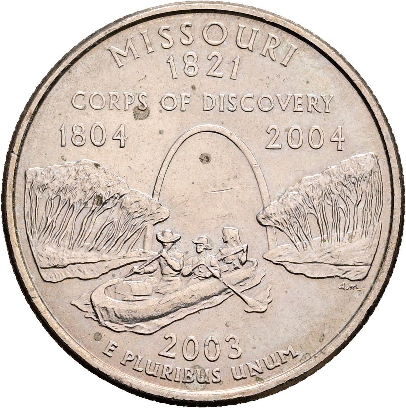Quarter Dollar 2003 P – Rückseite
