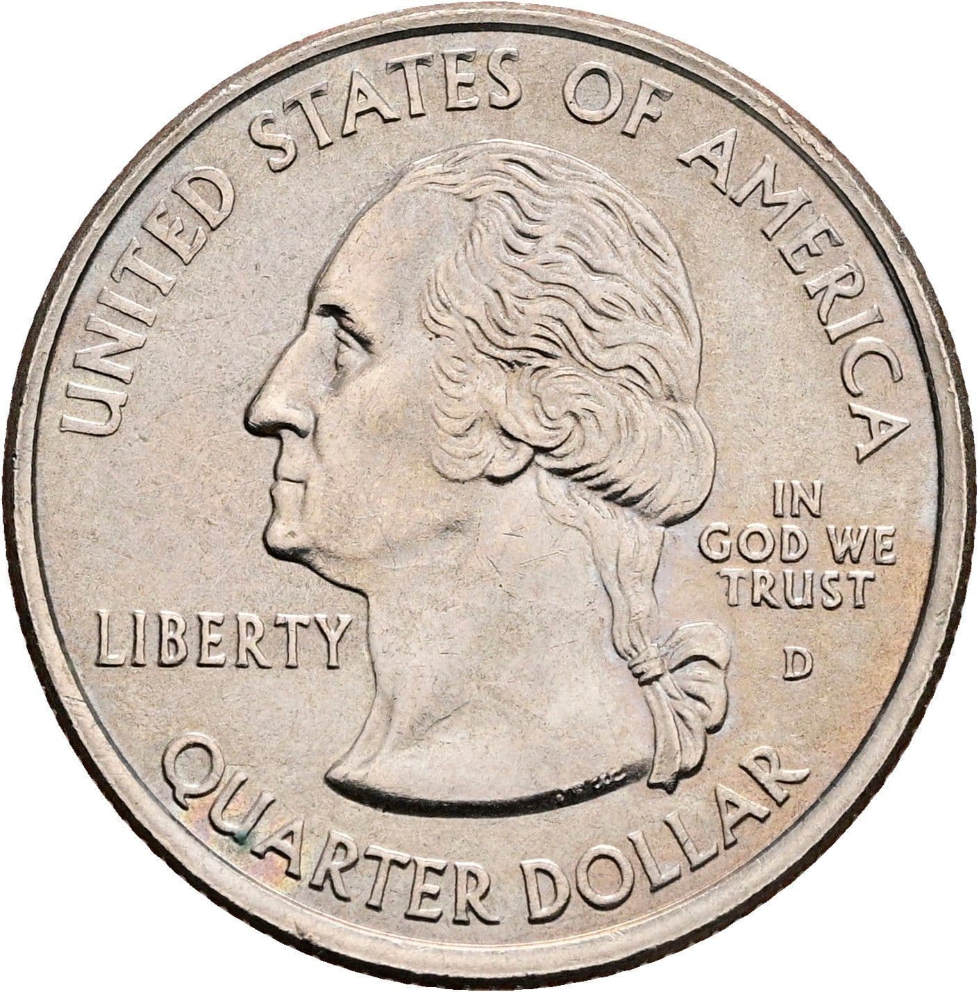 Quarter Dollar 2007 D – Vorderseite