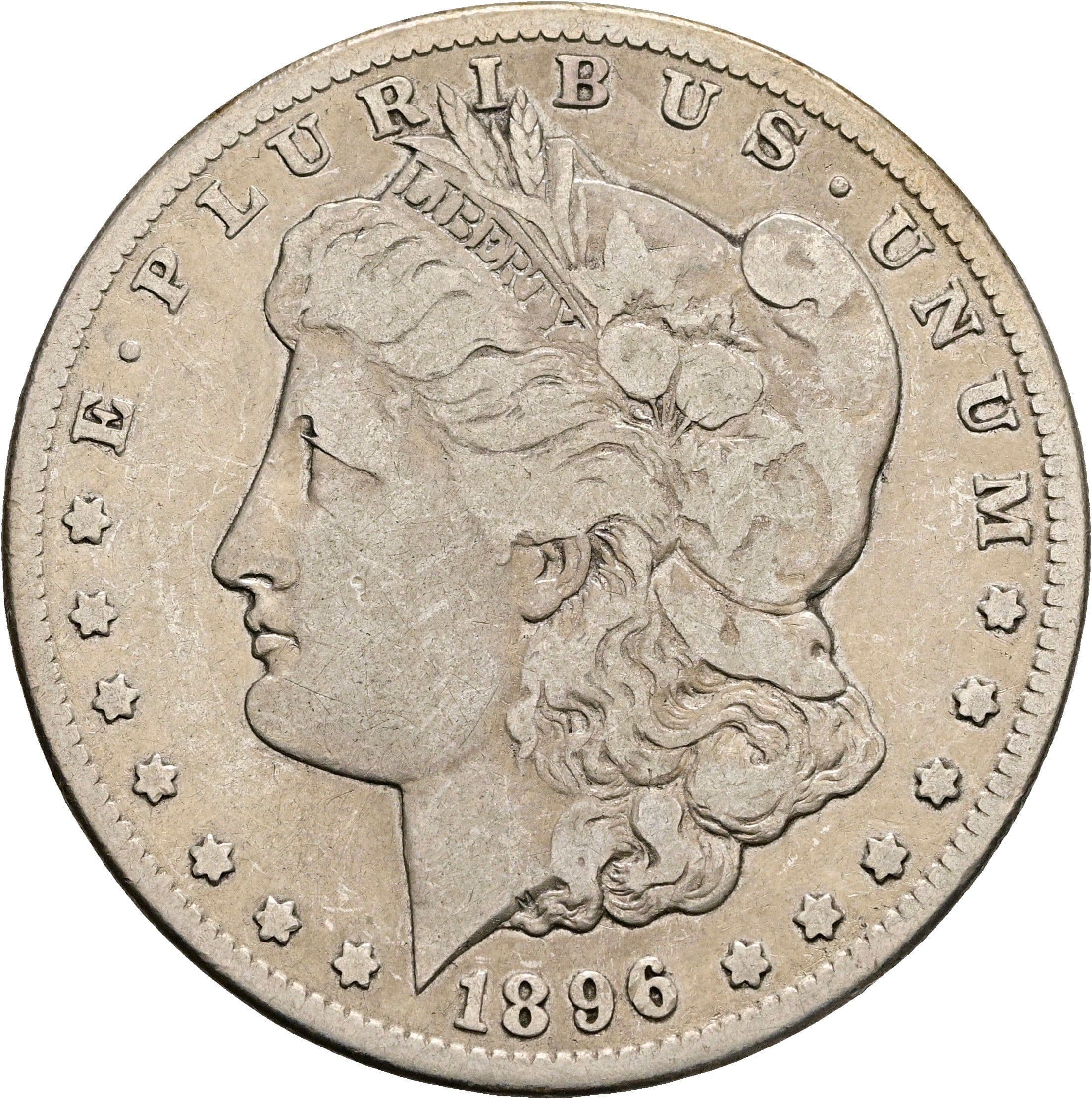 Morgan Dollar 1896 S – Vorderseite