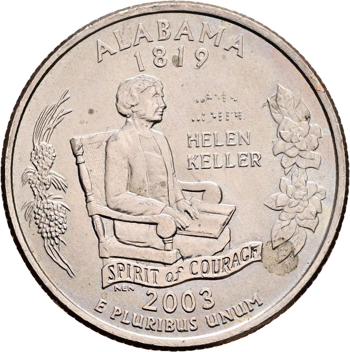 Quarter Dollar 2003 P – Rückseite