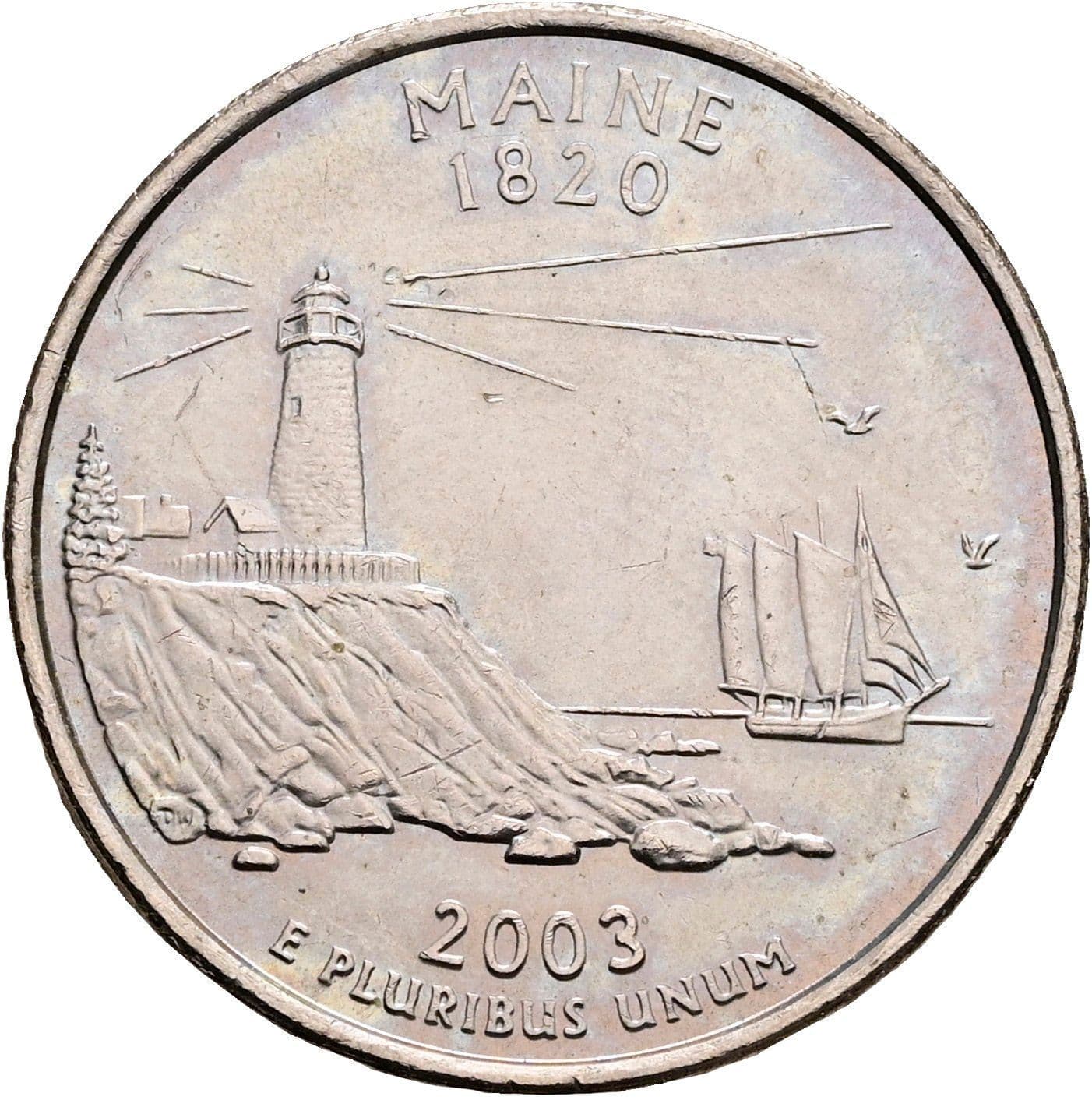 Quarter Dollar 2003 P – Rückseite